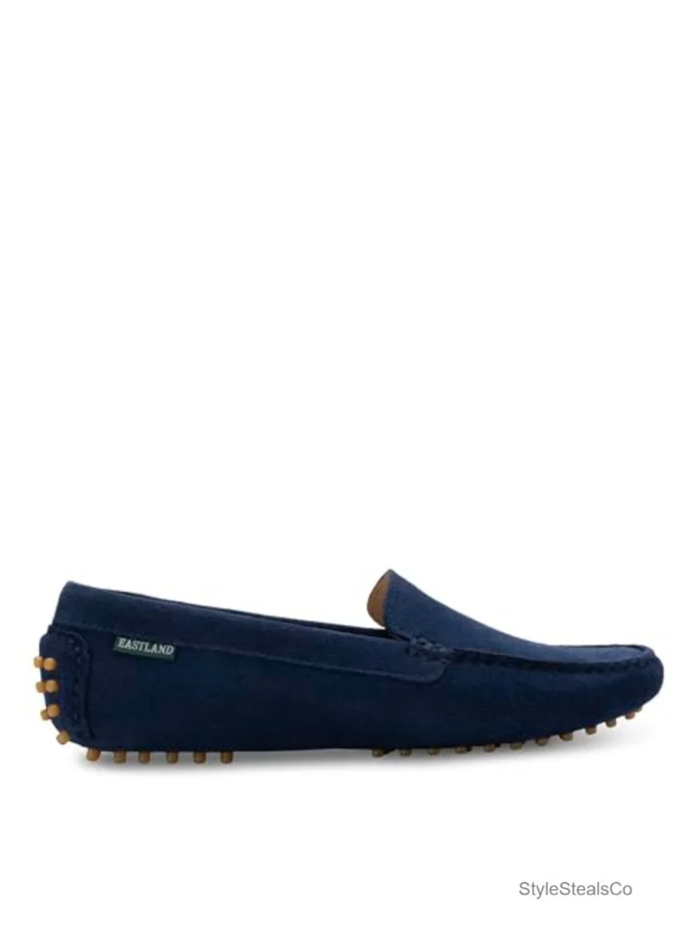 Women's Suede or Leather Loafers - Slip-On Moc Toe Driving Shoes